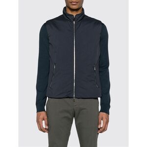 Moorer Suit Vest Men Blue